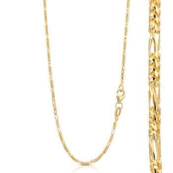 Alternating Franco cable necklace