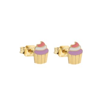Enamelled Cupcake earrings