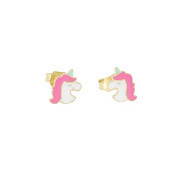 Unicorn shaped earrings