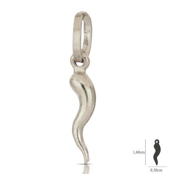 Pendente corno napoletano lucido