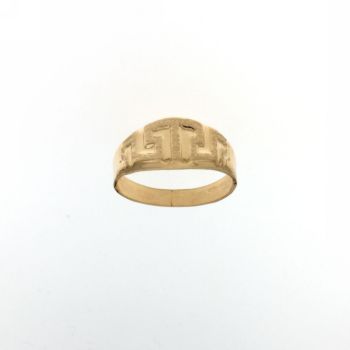 Anello lucido e satinato
