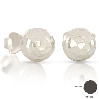 Orecchini sfera sfaccettata