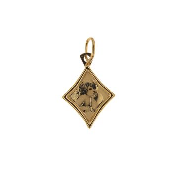 Medaglia con immagine di un angelo