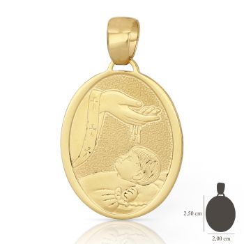 Medaglia con Fonte battesimale