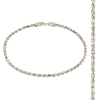 Bracciale fune bianco misura2