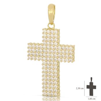 Croce con zirconi
