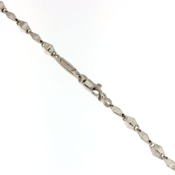 Hollow Diamond bar link bracelet