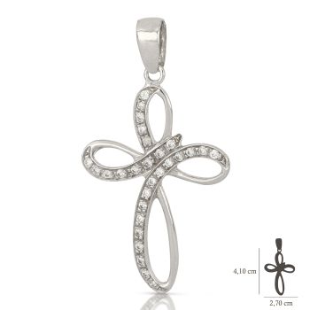 Croce con zirconi