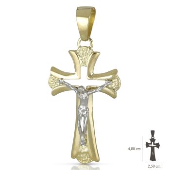 Croce a lastra traforata con Cristo
