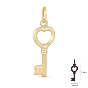 Key shaped pendant