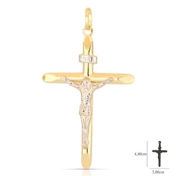 Croce con Cristo stampata