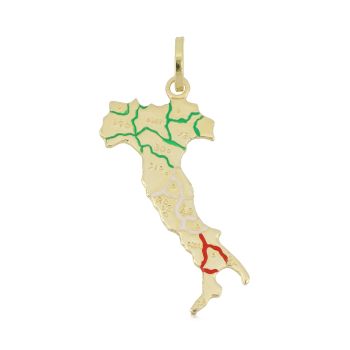 Italy shaped pendant