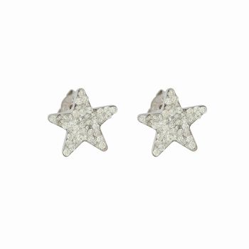 Star zirconed resin earrings