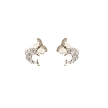 Dolphin shaped earrings