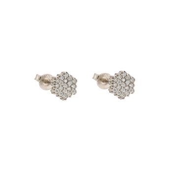 Hexagon shaped earrings