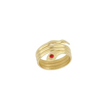 Anello con serpente