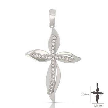 Croce con zirconi