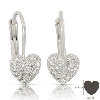 Orecchini a forma di cuore