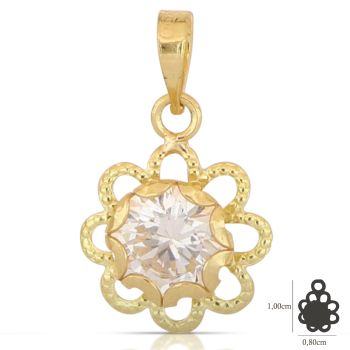 Pendente a forma di fiore