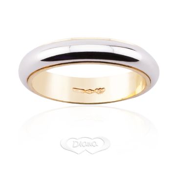 FDB 10-2 two colour Wedding ring