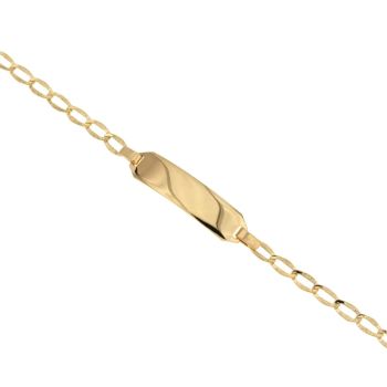 Bracciale con targa 14cm