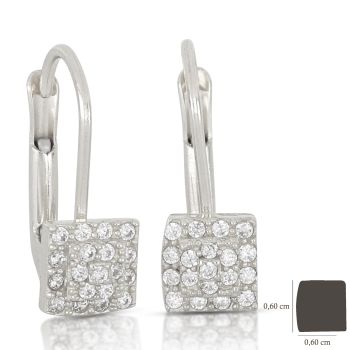Squared shaped earrings