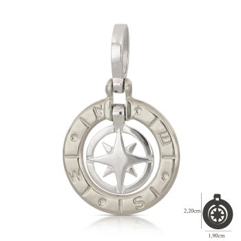 Pendente con rosa dei venti