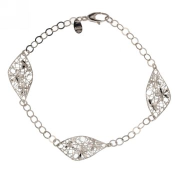 Electroformed beads bracelet