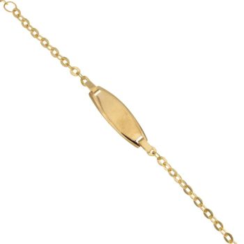 Bracciale con targa 14cm