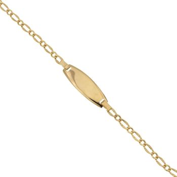 Bracciale con targa 14cm