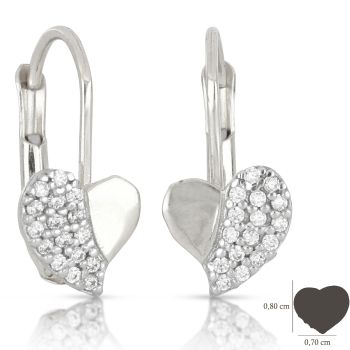 Orecchini a forma di cuore