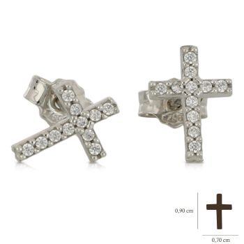 Cross shaped earrings