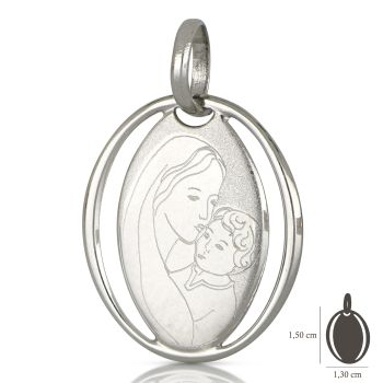 Medaglia con Madonna con bambino