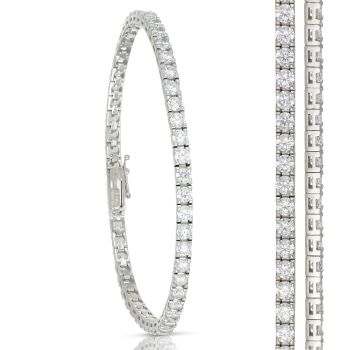 Bracciale tennis quadrato