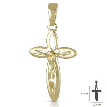 Croce piena con Cristo