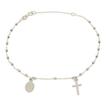 Bracciale rosario lucido