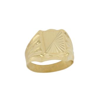 Hollow stamped ring