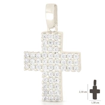 Croce con zirconi