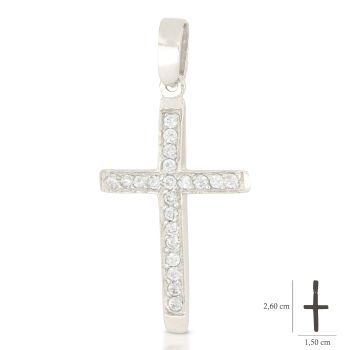 Croce con zirconi