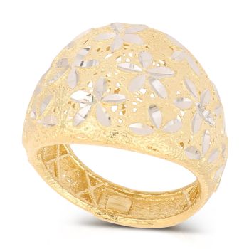 Anello a lastra martellato