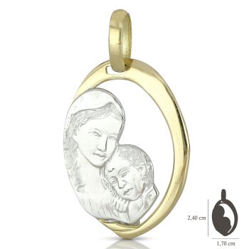 Medaglia con Madonna con bambino