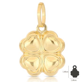 Pendente Quadrifoglio giallo