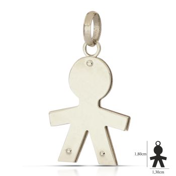 Pendente bimbo bianco