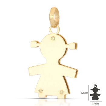 Pendente a forma di bimba