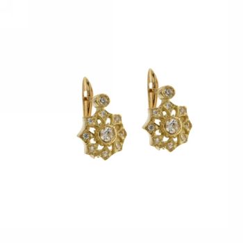 Vintage zircon earrings