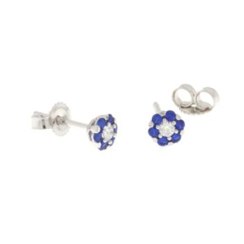 Orecchini con pietre blue