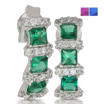 Orecchini con pietre blue