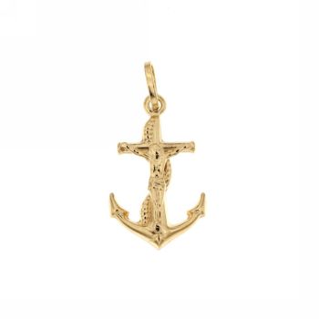 Anchor with Christ medal