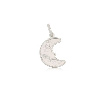 Moon shaped pendant