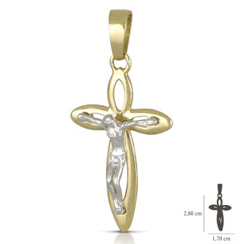 Croce piena con Cristo
